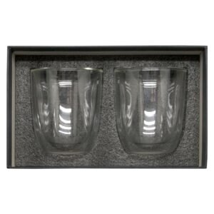 SET DE VASOS DE VIDRIO DOUBLE