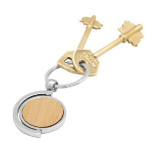 Llavero de bambú SPIN